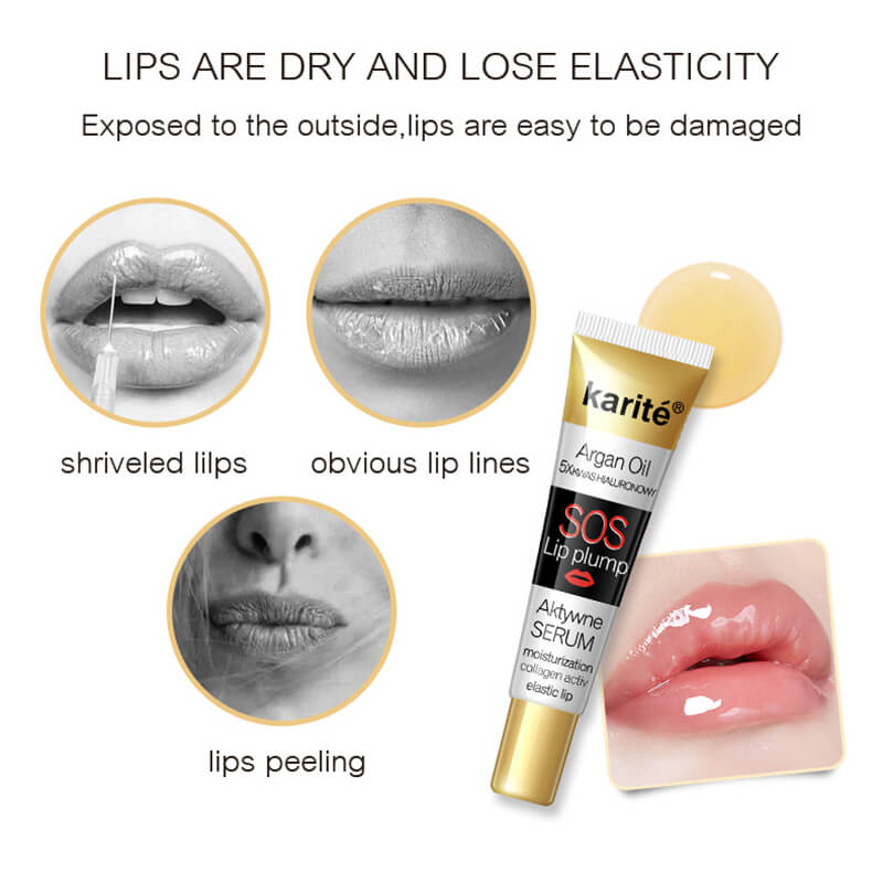 סרום לניפוח ועיבוי השפתיים של ByNibar