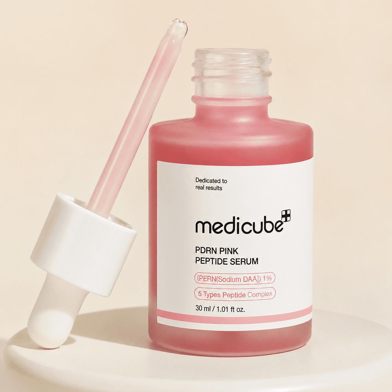 סרום (PDRN) פפטידים ורוד 30 מ''ל מבית Medicube