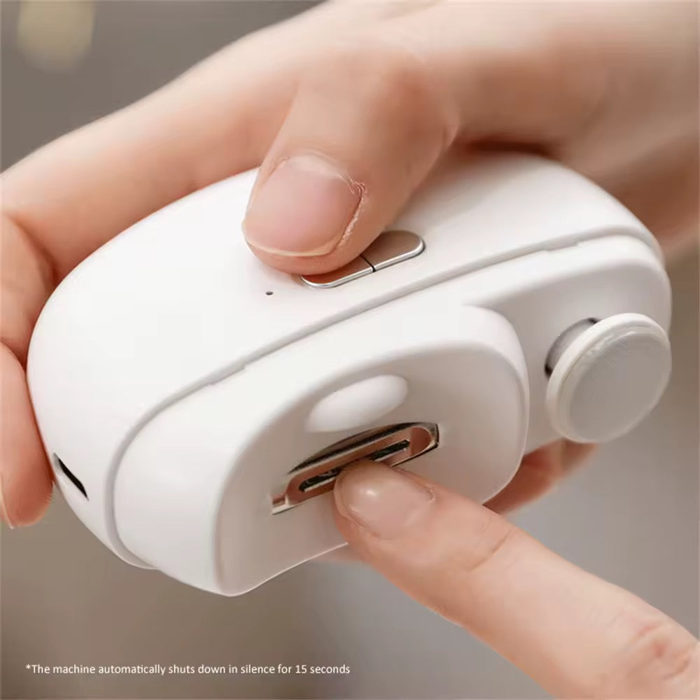 קוצץ ומשייף ציפורניים חשמלי אלחוטי 3 ב-1 של ByNibar