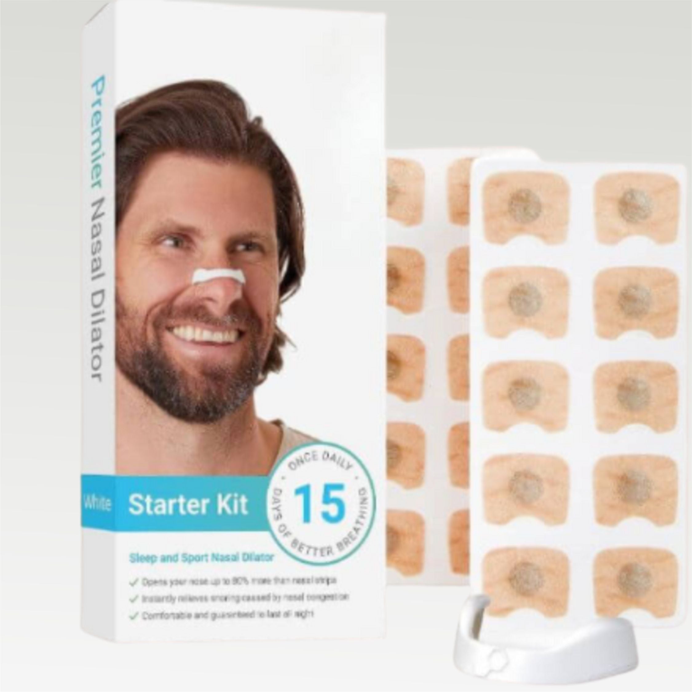 רצועת אף מגנטית לשיפור הנשימה של ByNibar