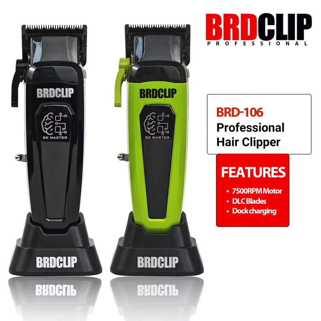 מכונת תספורת Brodclip מקצועית 7500 סל״ד לגברים של ByNibar