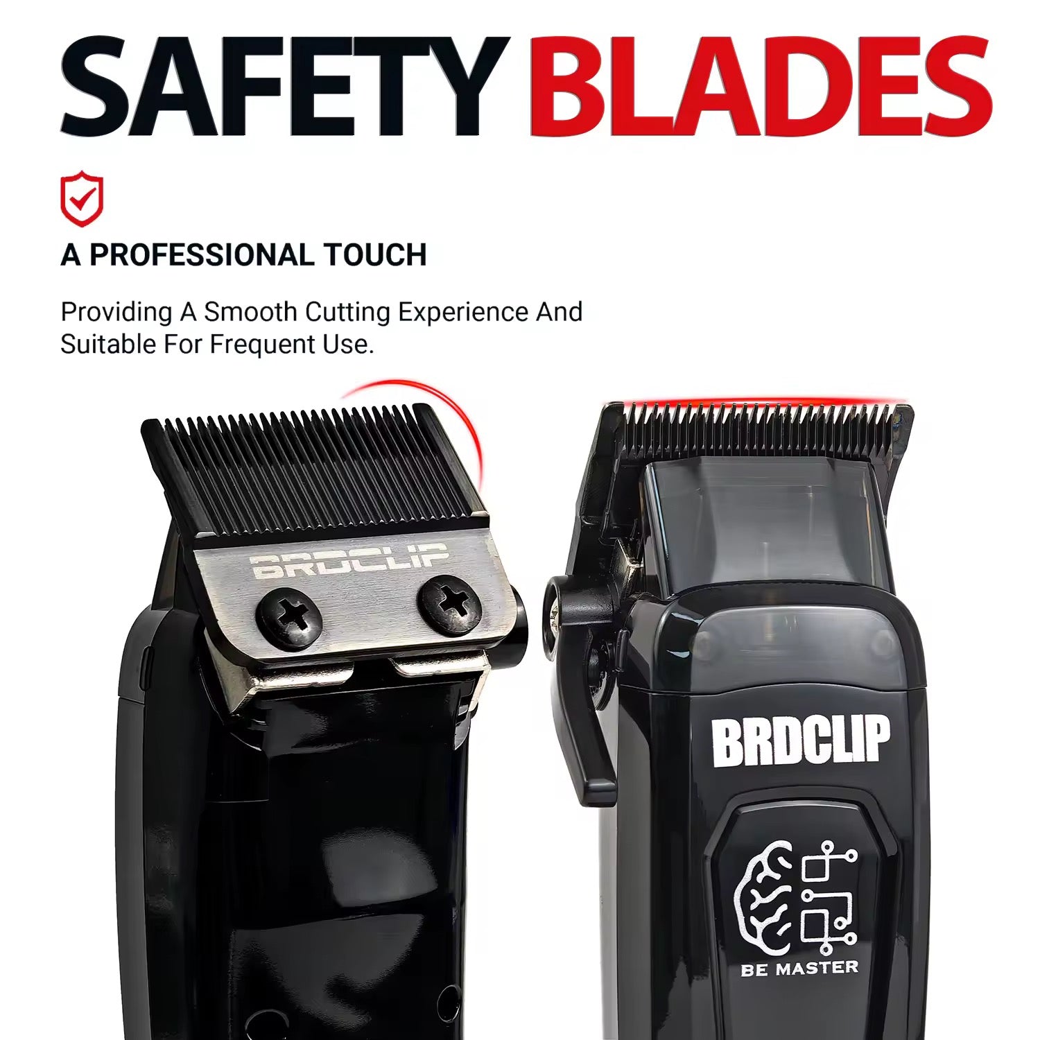 מכונת תספורת Brodclip מקצועית 7500 סל״ד לגברים של ByNibar