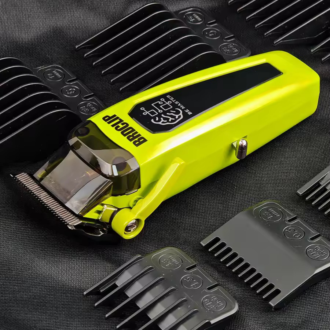 מכונת תספורת Brodclip מקצועית 7500 סל״ד לגברים של ByNibar