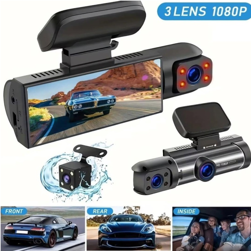 מצלמת דרך קדמית ואחורית עם מסך מגע של ByNibar